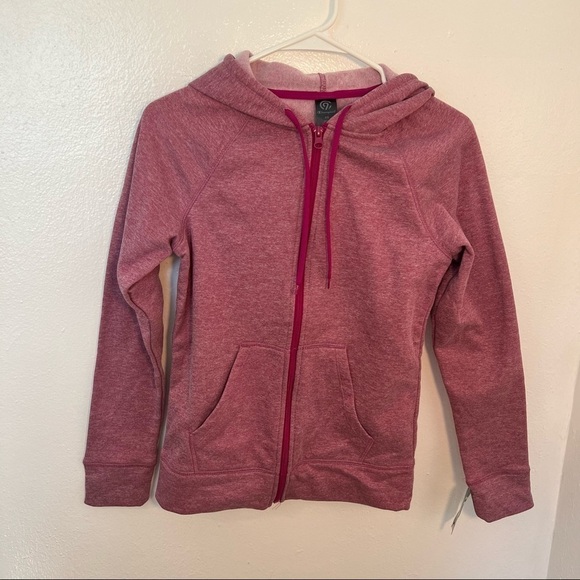 C9 Training Hoodie Full Zip Magenta Heather - Picture 2 of 9
